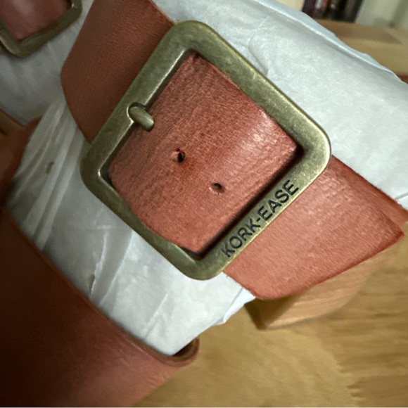 Kork Ease Women’s Hesperia Block Heel Slide Rust Apache Size 8M NIB - Picture 9 of 12